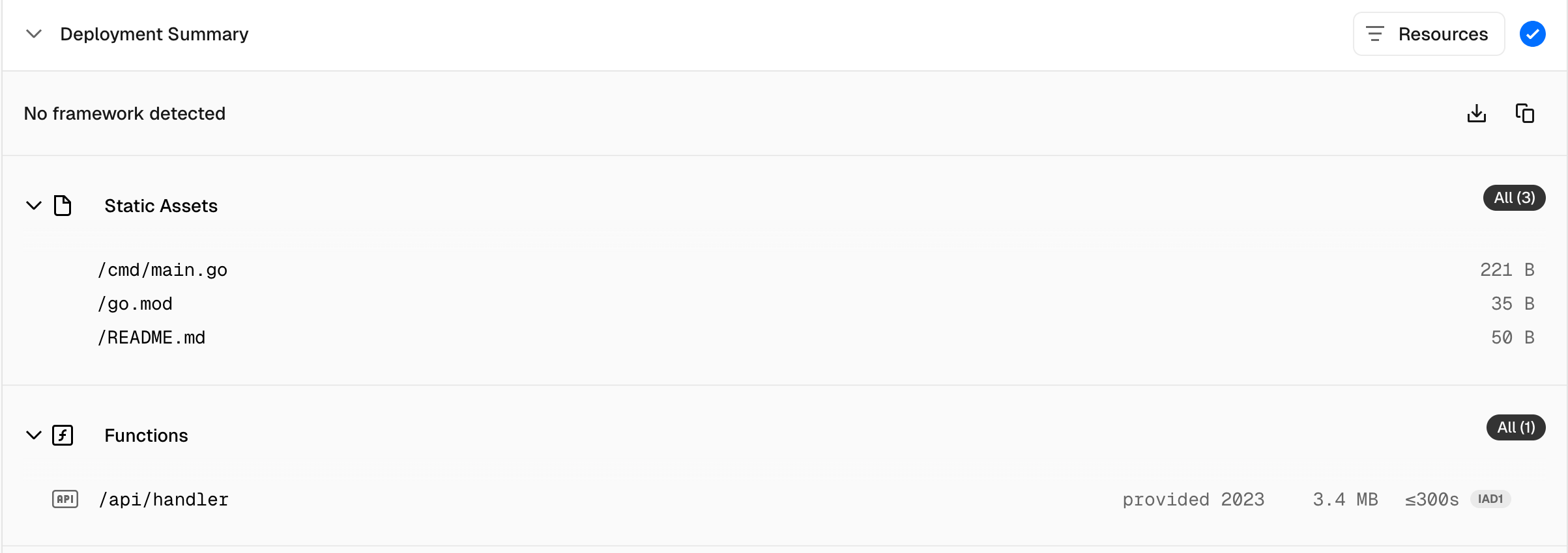 Vercel build succeeded